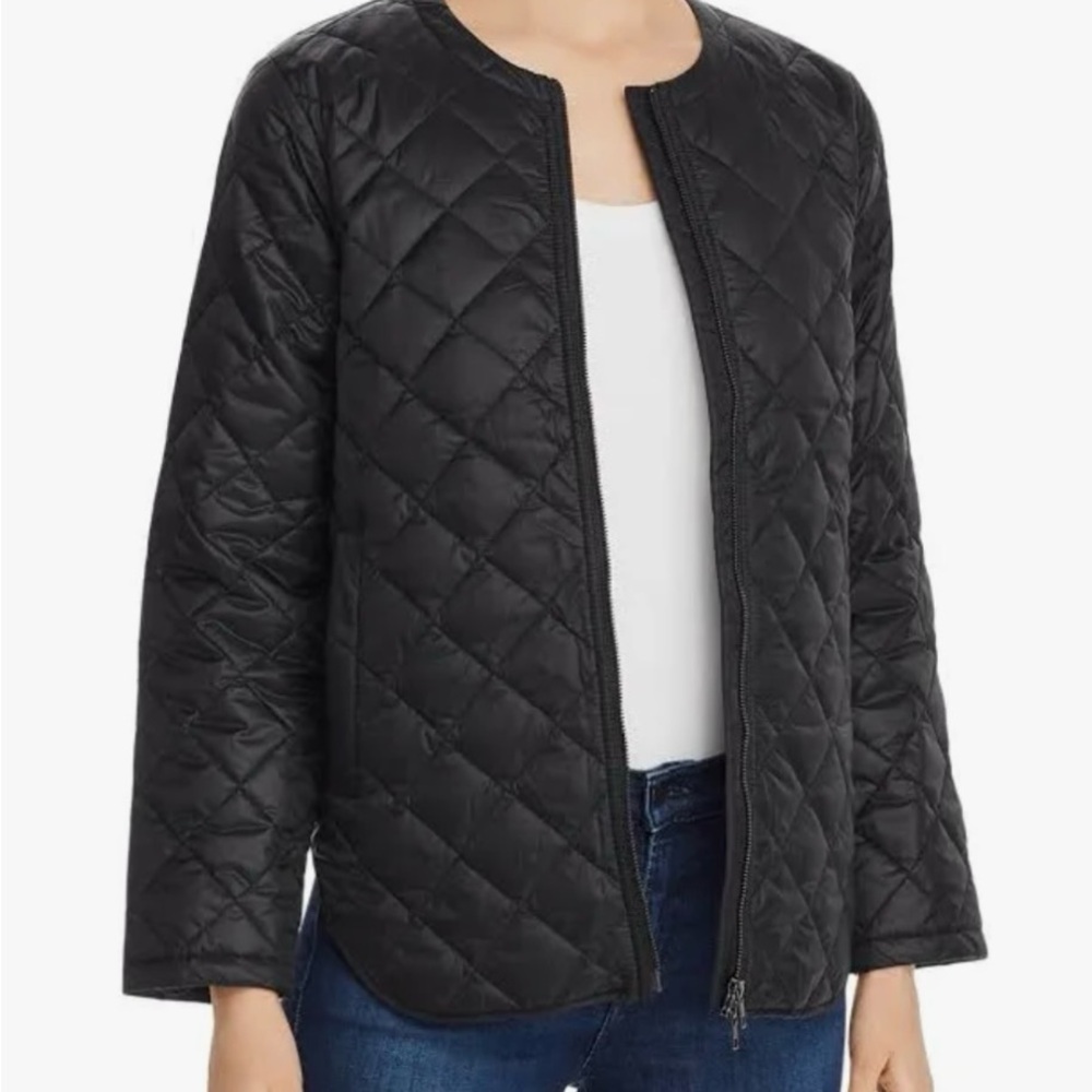 Women's Black Quilted Jacket
